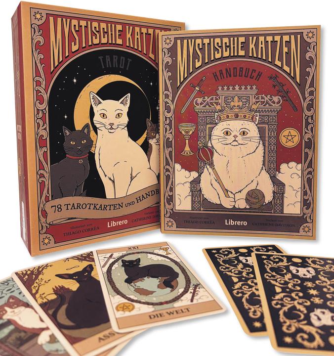 Image du produit Librero Tarot Mystische Katzen (Allemand, Davidson Catherine, 2024)