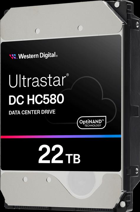 Actual product image WD ULTRASTAR DC HC580 8.89cm 3.5inch 26.1 22TB 512 7200RPM SATA ULTRA 512E TCG NP3 (22 TB, 3.5", CMR)