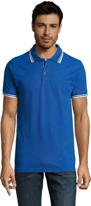 Actual product image Sols Pasadena Tipped Short Sleeve Pique Polo (S)