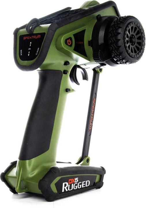 Actual product image Spektrum DX5 Rugged green 5 channel solo transmitter
