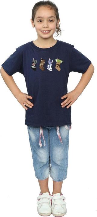 Image du produit Star Wars - T-shirt CHRISTMAS STOCKINGS - Fille (152, 158)