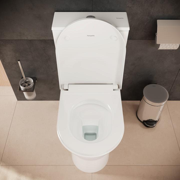 Immagine prodotto hansgrohe EluPura Original S set per WC a pavimento, 365x640 mm, AquaChannel Flush, incl. cassetta e