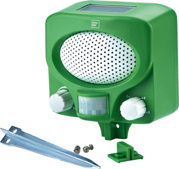 Produktbild Swissinno Solar Ultraschall Tiervertreiber, Marder- & Katzenschreck
