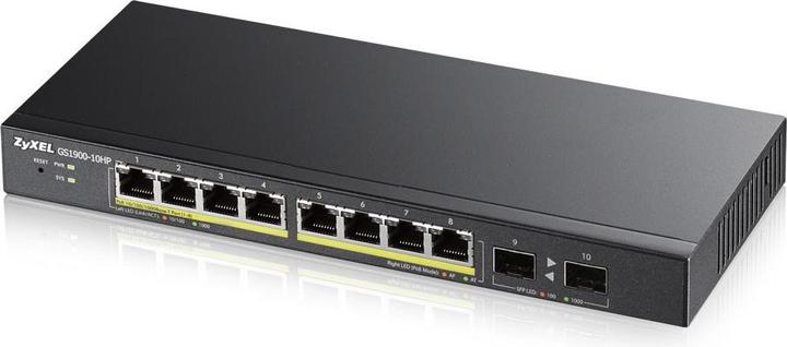 Actual product image Zyxel GS1900-10HP (10 Ports)