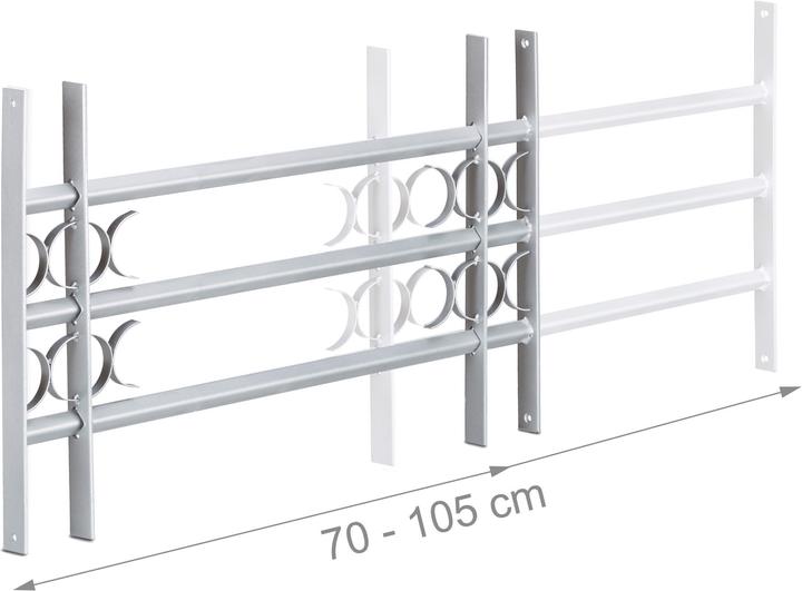 Immagine prodotto Relaxdays Grata per finestra antiscasso estraibile