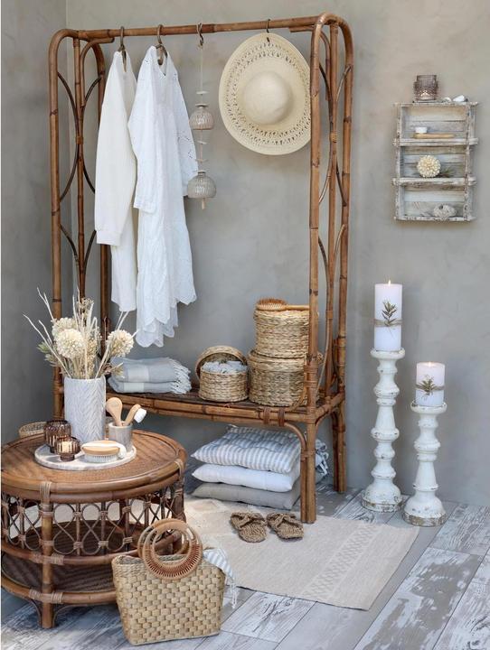 Actual product image Chic Antique Wall Shelf Old Brick Shape Shelf, White (9 x 30 x 45 cm)