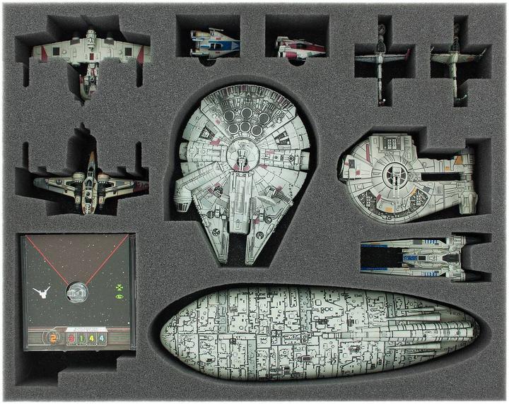 Actual product image Feldherr TRA13 - Transporter for Star Wars X-WING Wave 1 to Wave 13 (Foam material)