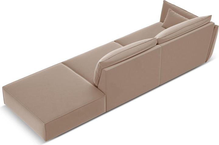 Image du produit Micadoni Canapé Droit Velours, "Kaelle", 4 Places, 264x110x85Fabriqué en Europe (2 places, 3 places, 4 places)