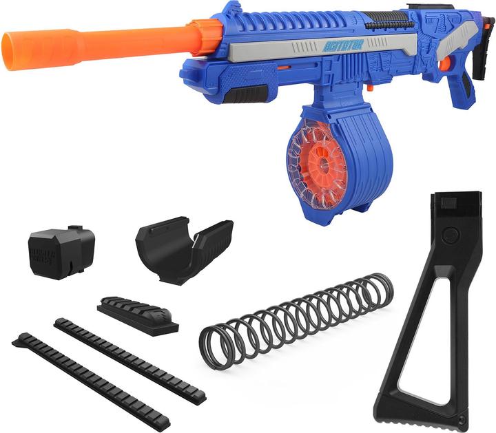 Actual product image Nerf BuzzBee Agitator, inkl. Blasterparts Tuning-Pack mit Schulterstütze, Tuning Feder und 3D-Druck Up...