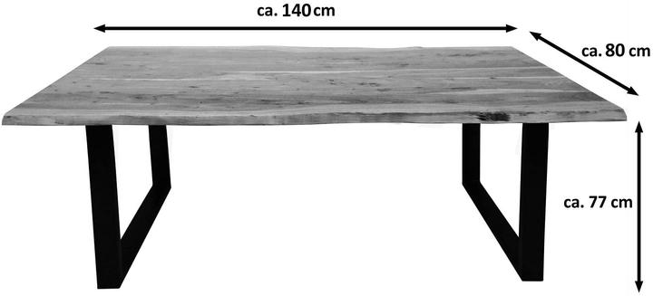 Actual product image SAM Quinn (140 x 80 x 77 cm)