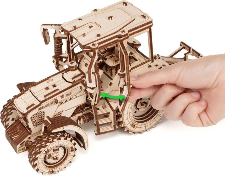 Immagine prodotto Eco Wood Art Traktor BELARUS-82.3 mit Pflug - 3D Holzbausatz