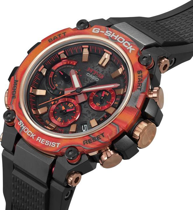 Actual product image G-Shock MTG-B3000FR-1AER (Watch with gemstone, Radio-controlled clock, Chronograph, 51.90 mm)