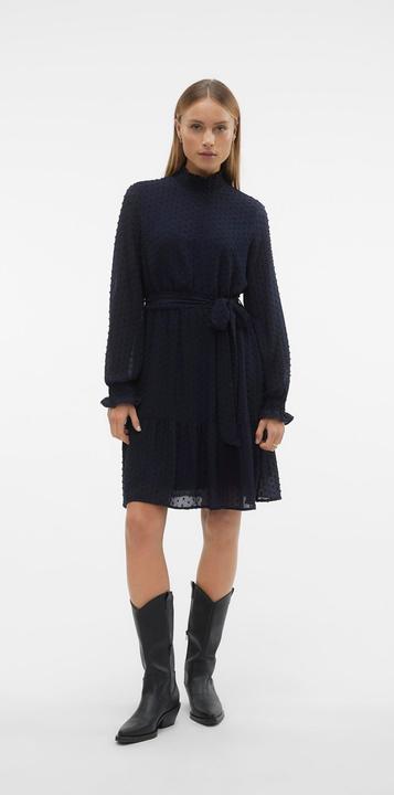 Actual product image Vero Moda Vmluna Ls High-Neck Short Dress Wvn Exp Dress (XL)