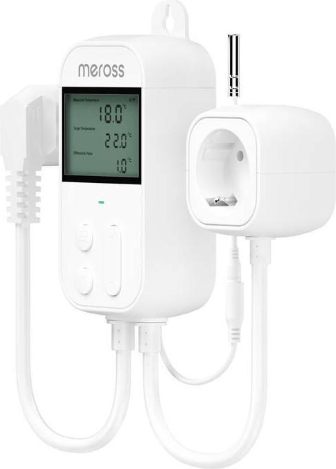 Actual product image Meross SMART HOME WI-FI THERMOSTAT/HEAT.&COOLING MTS200BHK
