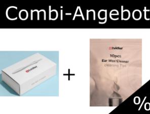 Image du produit Tvidler Kit combiné d'élimination du cérumen en spirale (1 kit de démarrage + 10 embouts)