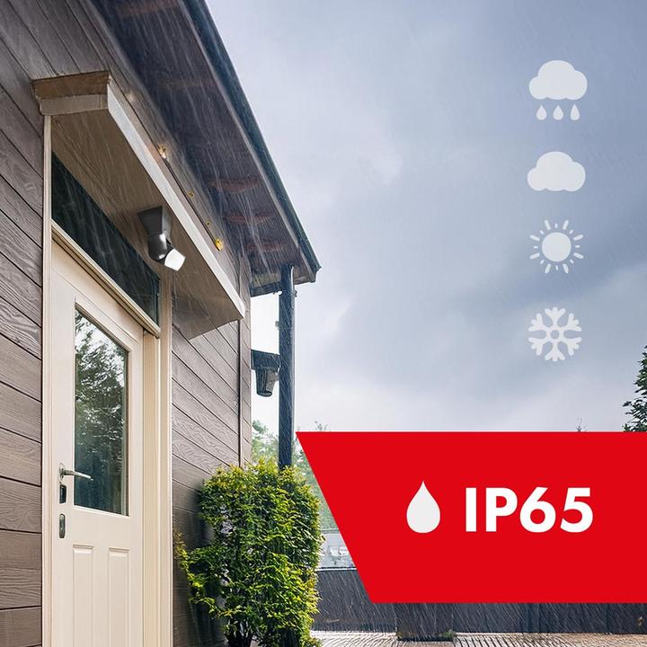 Produktbild Maclean Infrarot PIR Bewegungsmelder IP65 grau Reichweite 12m MCE201 GR (12 m)