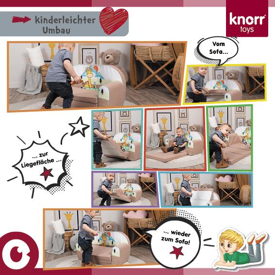Actual product image Knorrtoys Kindersofa - "Faultier" (Children sofa)