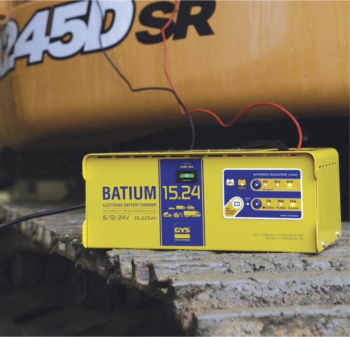 Actual product image GYS Batium 15-24 (24V, 6V, 12V, 15 A)