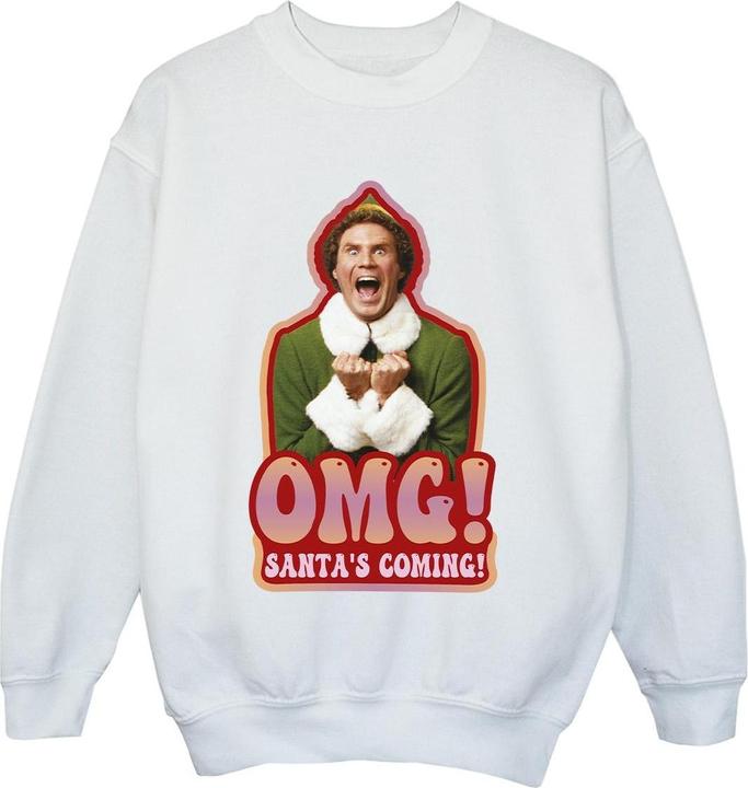 Elf Santa's Coming Sweatshirt Jungen (140, 146)