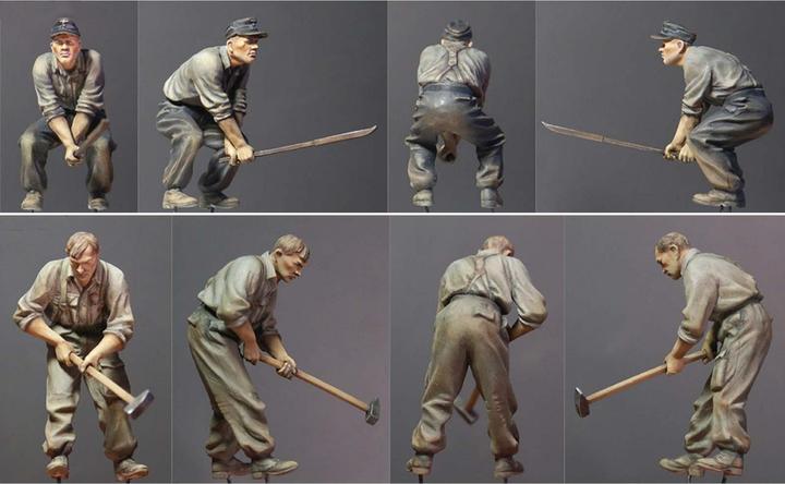 Actual product image Mini art German Tank Repair Crew.Special Edition