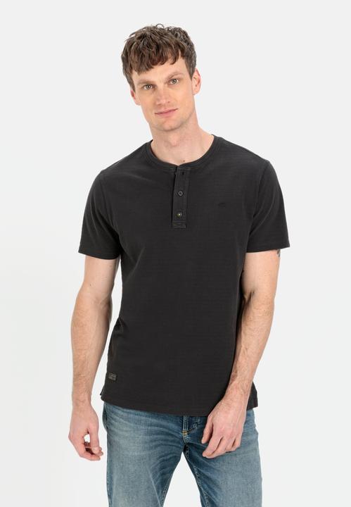 Produktbild Camel Active Kurzarm Henley aus reiner Baumwolle (S)