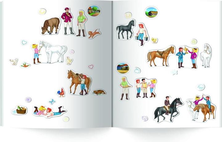 Actual product image Bibi & Tina My Sticker Album with 100 Stickers