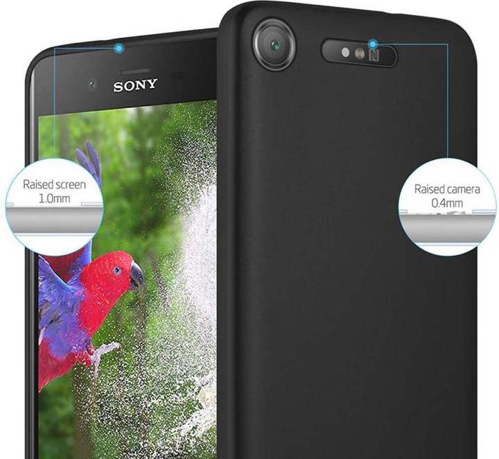 Actual product image Cadorabo TPU Matt Metallic Cover (Sony Xperia XZ1)