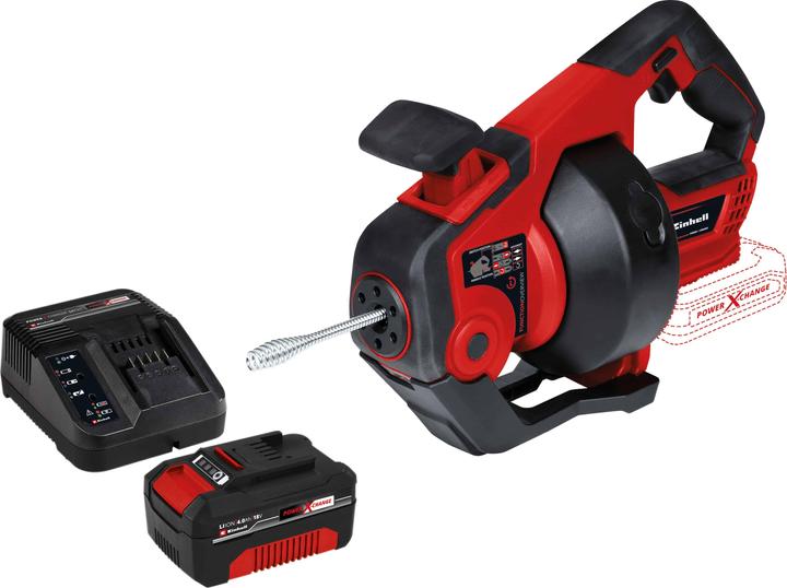 Produktbild Einhell Akku-Rohrreiniger TE-DA 18/760 Li Kit (1x 4,0 Ah) (Akkubetrieb)