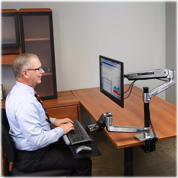 Produktbild Ergotron LX Monitor Arm mit patentierter CF-Technologie (Tisch, 42")