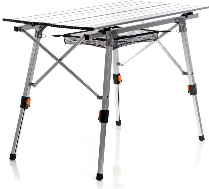 Wiltec Faltbarer Campingtisch 90x53 cm Aluminium Klapptisch Falttisch Camping