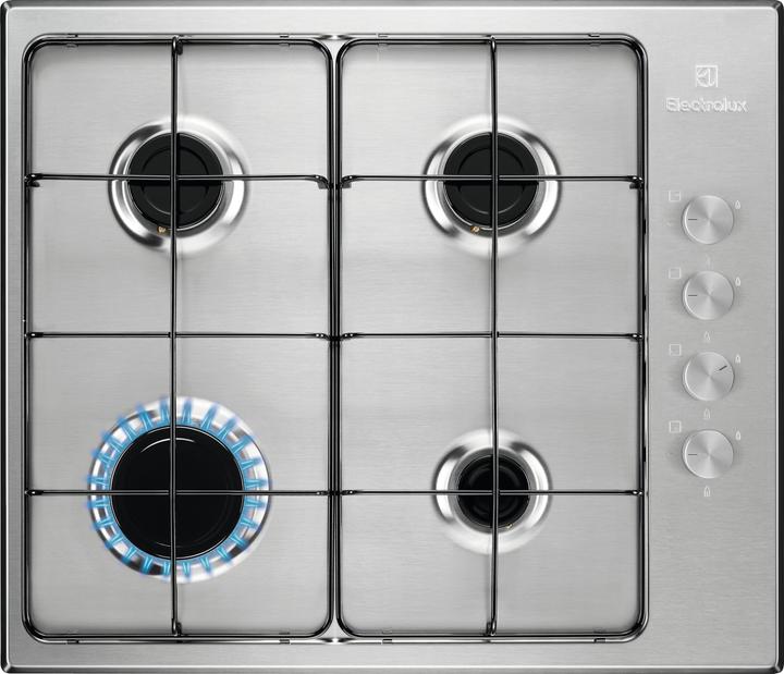 Actual product image Electrolux EGS6404SX Stainless Steel Built-in Gas 4 Cooker(s)