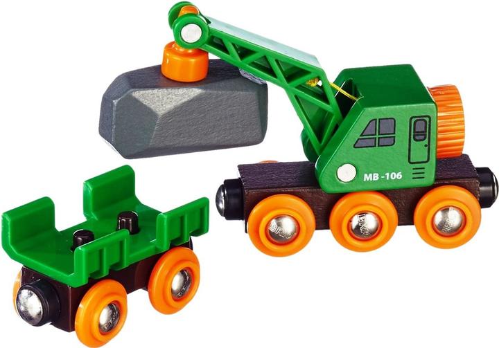 Image du produit Brio Camion-grue avec remorque