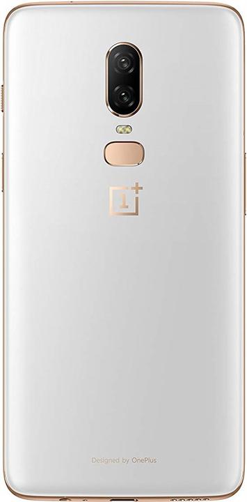 Actual product image OnePlus 6 (128 GB, Silk White, 6.28", Dual SIM, 16 Mpx, 4G)