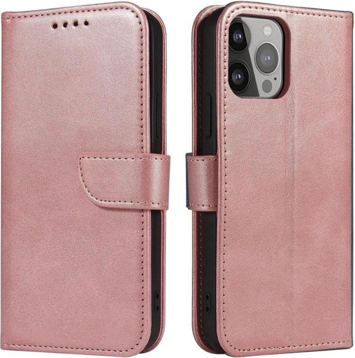 Actual product image Hurtel Back panel cover Magnet Case with flap for Samsung Galaxy A36 - pink (Samsung Galaxy A36)