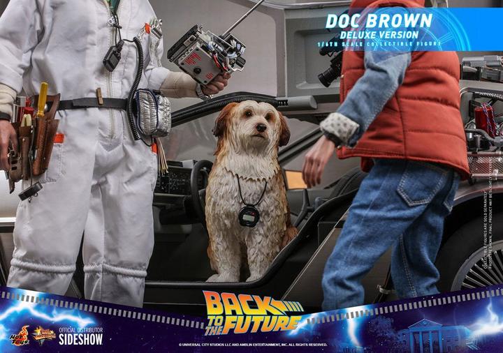 Actual product image Hot Toys Back to the Future "Doc Brown - Deluxe Version" 1/6 action figure