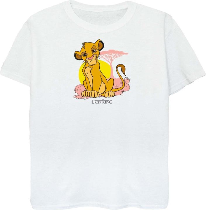 Actual product image Disney Womens/Ladies The Lion King Simba Pastel Cotton T-Shirt (XXL)