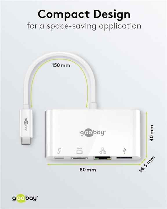 Produktbild Goobay Multiport-Adapter (USB-C, 1 Ports)
