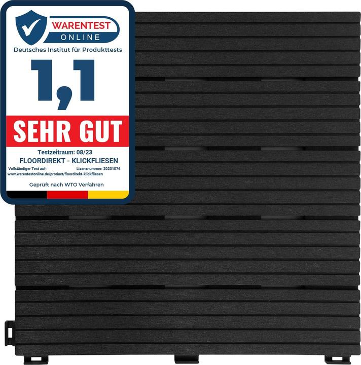 Image du produit Floordirekt Carreau de terrasse Claire (1 x, 30 x 30 cm)