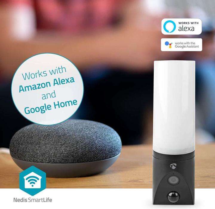 Actual product image Nedis SmartLife Outdoor Camera | Wi-Fi | Ambient Light | Full HD 1080p | IP65 | Cloud Storage (optionala (1920 x 1080 Pixels)