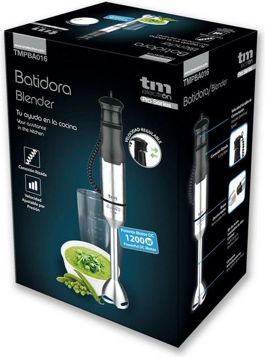 Produktbild TM Electron Handrührgerät Edelstahl 1200 W