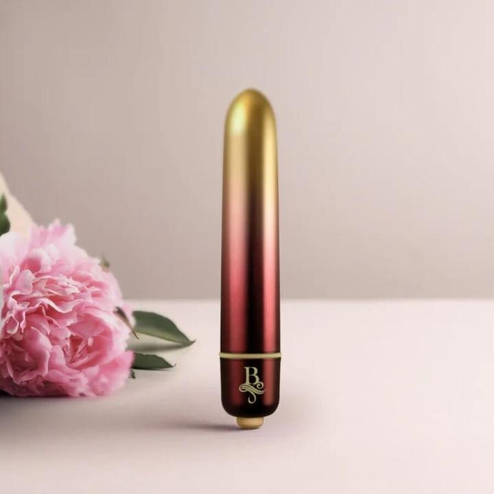 Actual product image Rocks-Off - Ro-90 Debutante Golden Vibrating Bullet