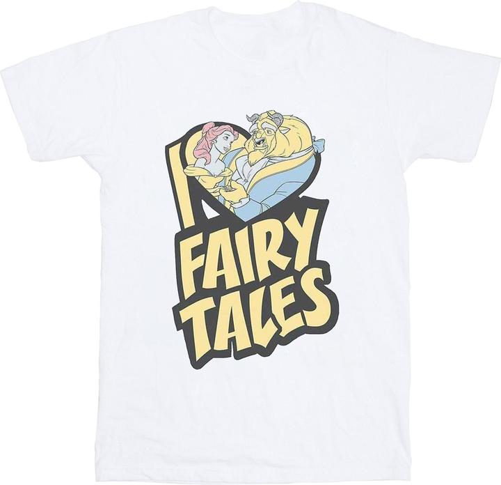 Produktbild Disney Beauty And The Beast I Love Fairy Tales TShirt (XXL)