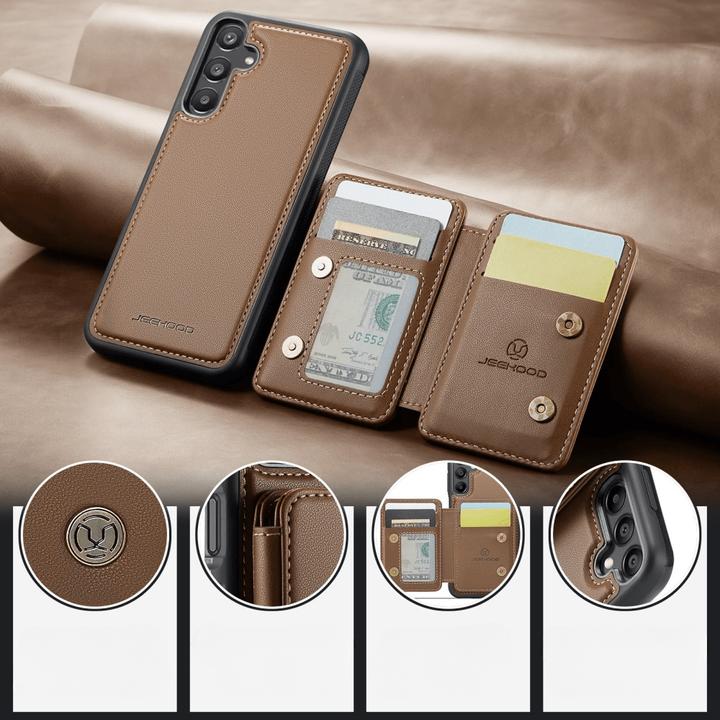 Image du produit Cover-Discount Galaxy A55 - Coque arrière 2 en 1 avec étui pour carte de crédit (Samsung Galaxy A55)