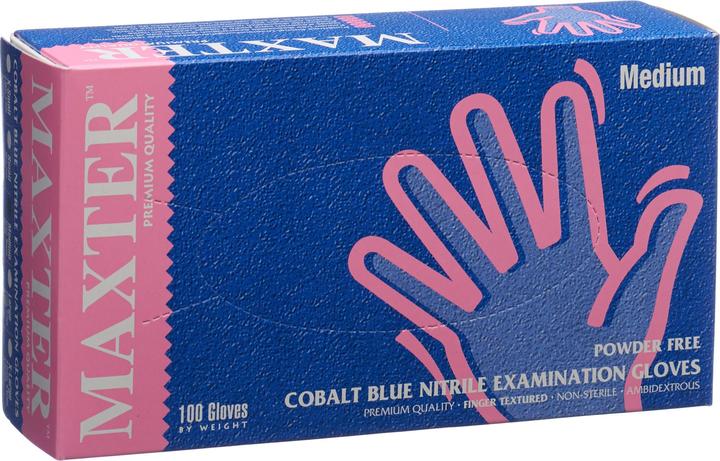 Actual product image Maxter Nitrile gloves without powder (M)