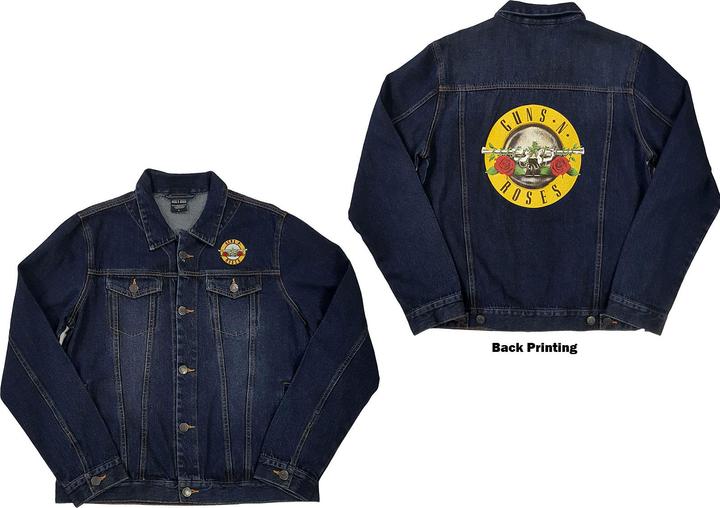 Actual product image Guns N Roses Classic Logo (Blue) Denim (XXL)