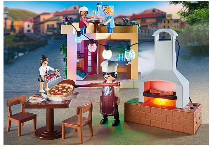 Produktbild Playmobil Pizzeria mit Gartenrestaurant (70336, Playmobil City Life)