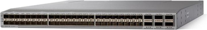 Actual product image Cisco Nexus 9300 with 48p 10/25G SFP+, 6p QSFP, MACsec, UP (48 Ports)