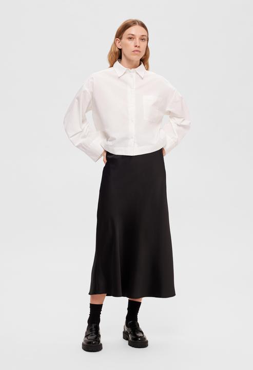 Actual product image Selected Femme Satin Midi Skirt (40)