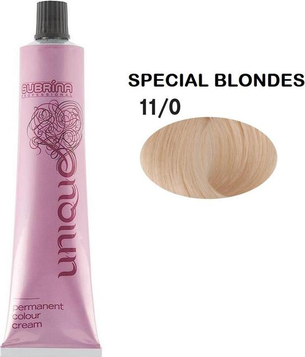 Subrina Professional Unique Permanent Hair Dye 110 Special Natural Blonde - 100 Ml (110 Special Natural Blonde)