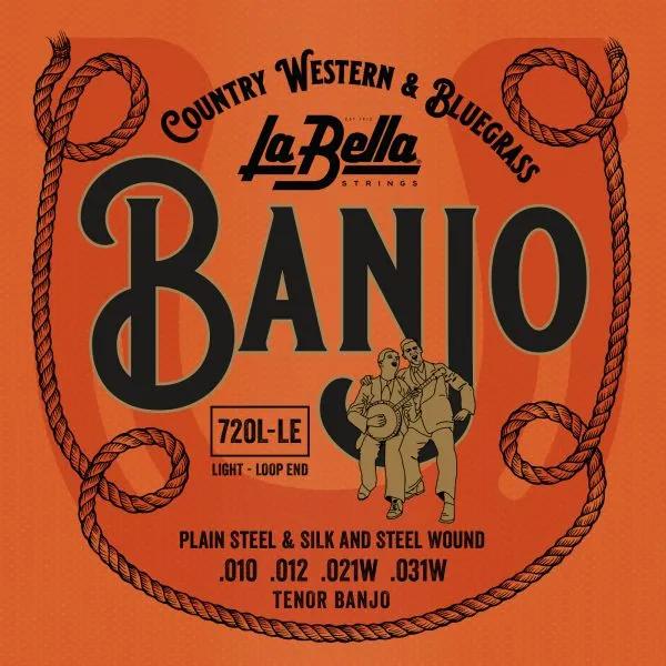 Image du produit La Bella 720 L Boucle de banjo ténor 010/031 (4 x, Banjo, 0.01")
